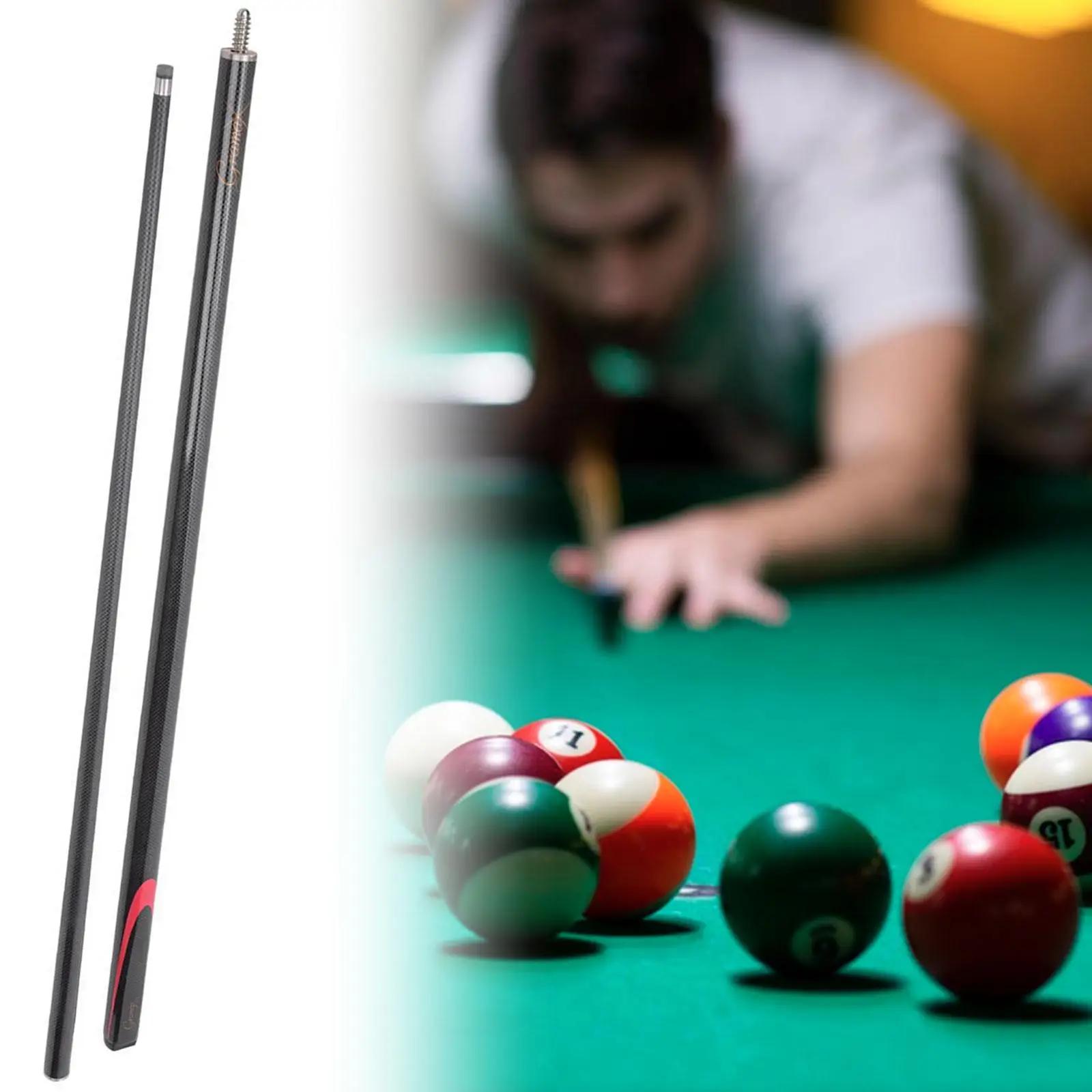 Pool Cue 1/2 Split Segmented Black Eight Final Small Tip Lightweight Billiard Pool Stick for Adult Men Women Billiar